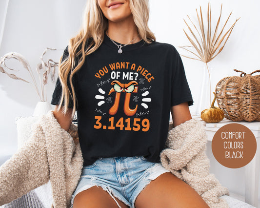Funny Pi Day Comfort Colors Shirt-1