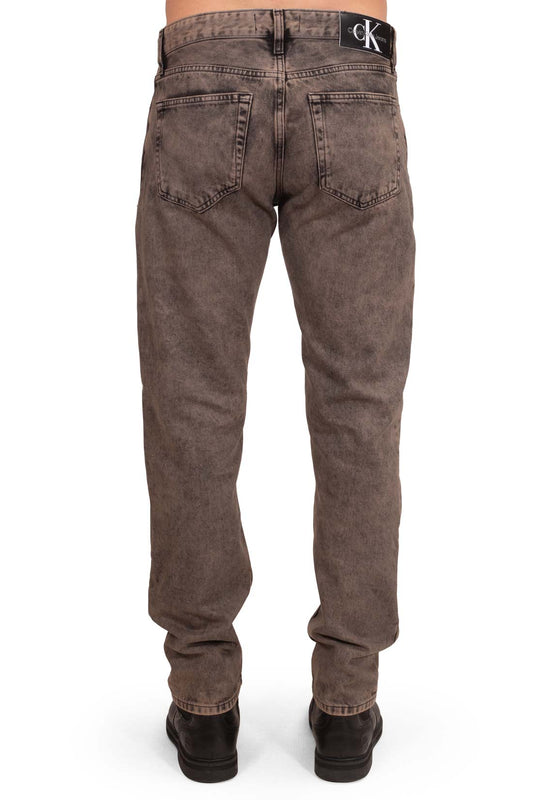 CALVIN KLEIN JEANS - Men's overdyed tapered jeans-10