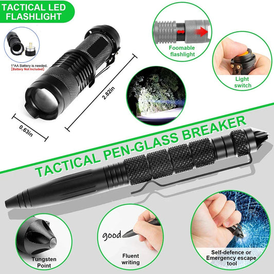 NNEOBA Car Survival First Aid Kit Outdoor Emergency SOS Gear