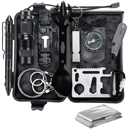 NNEOBA  Car Survival First Aid Kit Outdoor Emergency SOS Gear