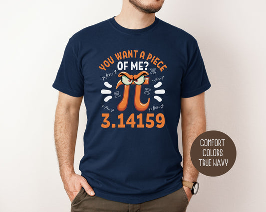 Funny Pi Day Comfort Colors Shirt-0