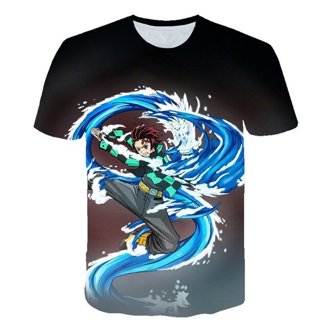 0 Ghost Blade 3D T-Shirt Men funny t shirts Fashion Hip Hop Women Demon Slayer Summer child Print Streetwear T-Shirt tops