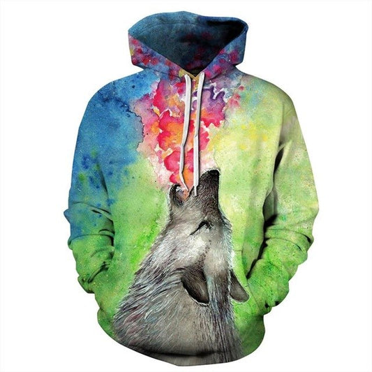 New Fashion Women Men Colorful 3D Hoodies